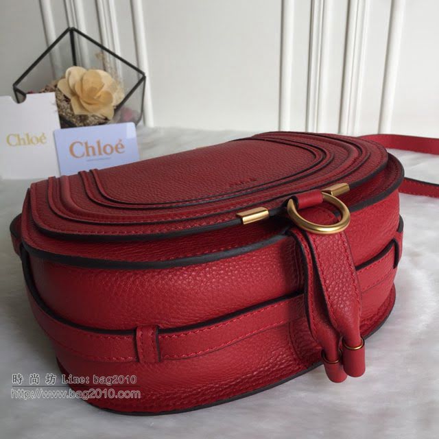 Chloe女包 克洛伊經典U字紋摔紋牛皮風琴包 Chole肩背斜挎包  jjh1343